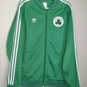Celtics Adidas Originals Trefoil Jacket and Shorts
